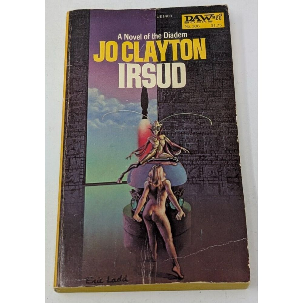Irsud by Jo Clayton Paperback Sci Fi 1st Print DAW Books Eric Ladd Cover Vintage